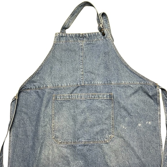 Y2K IKEA Denim Apron VTG - Picture 2 of 7